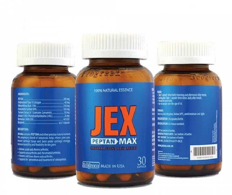 Hướng dẫn dùng viên uống trị xương khớp Jex của Mỹ