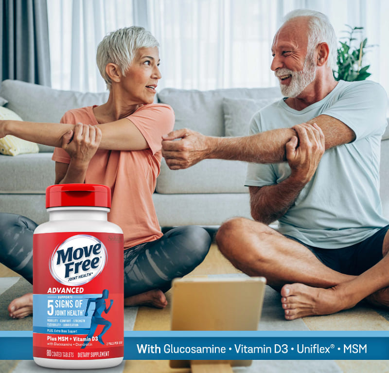 Move Free Advanced là sản phẩm an toàn đáng tin cậy để chăm sóc sức khỏe khớp của bạn.