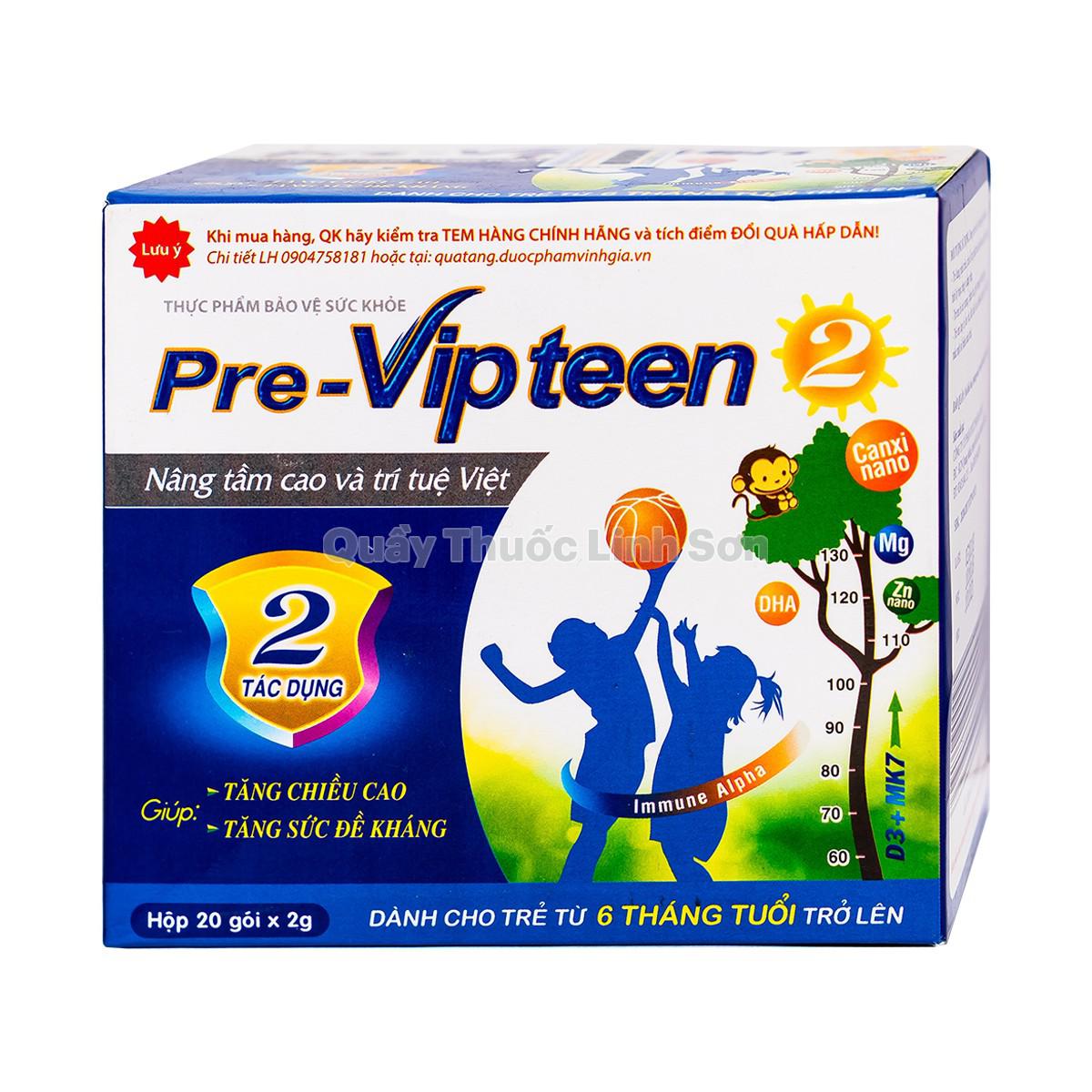 Thành phần của Pre vipteen 2
