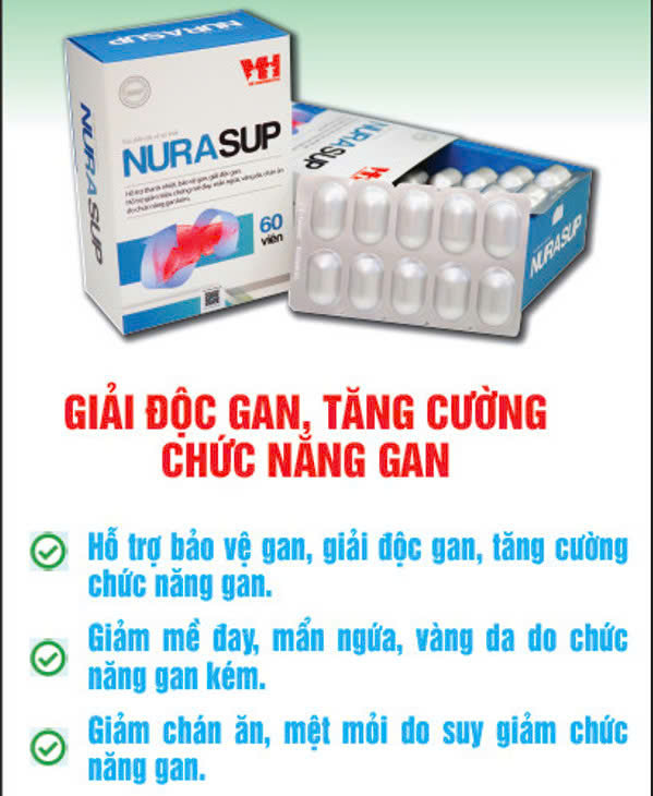 Thực phẩm chức năng gan NURASUP