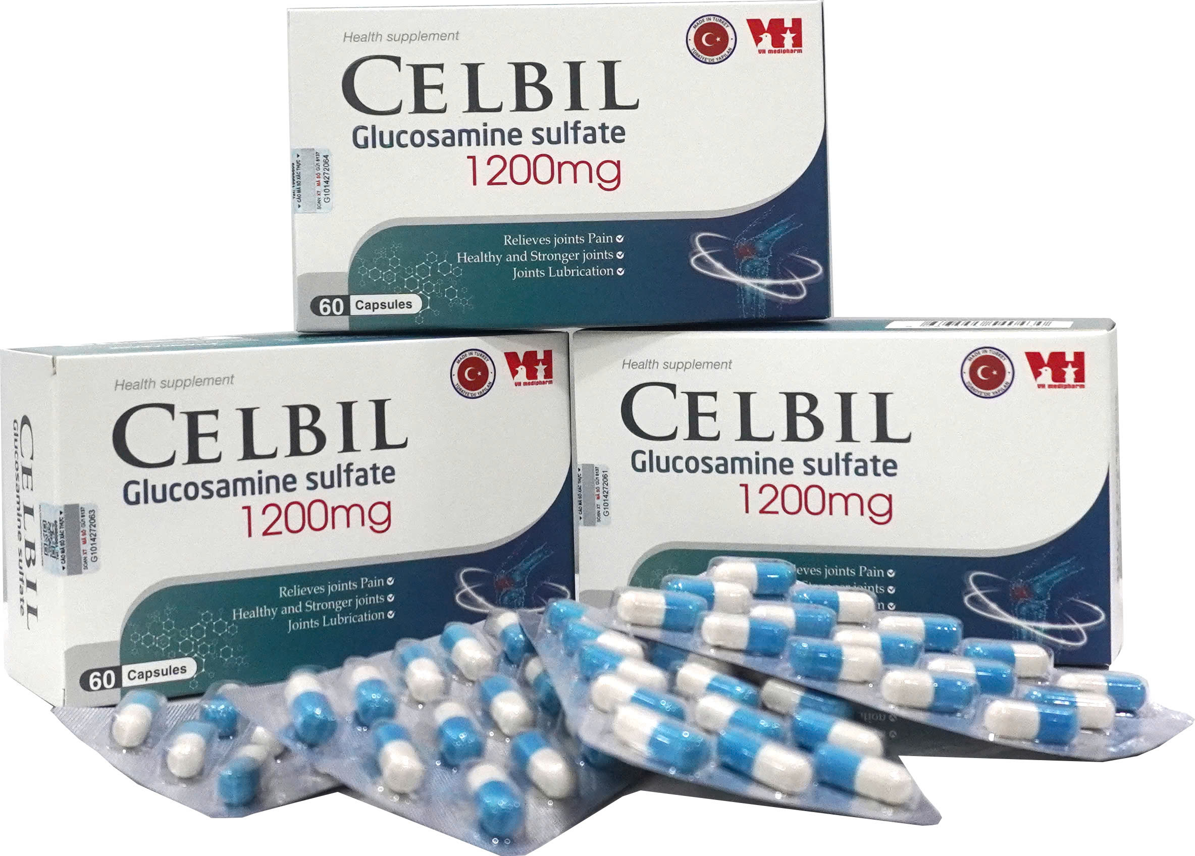 Thuốc bổ xung chất nhờn cho khớp, tái tạo sụn tự nhiên - Celbil