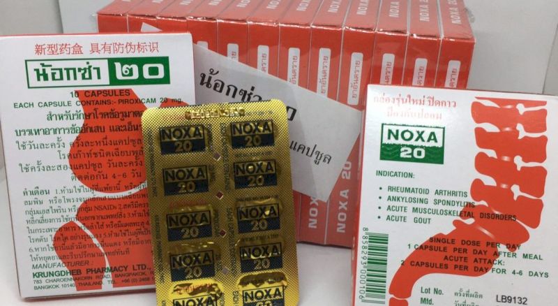 Noxa 20 Thái Lan - Thuốc điều trị viêm khớp hiệu quả