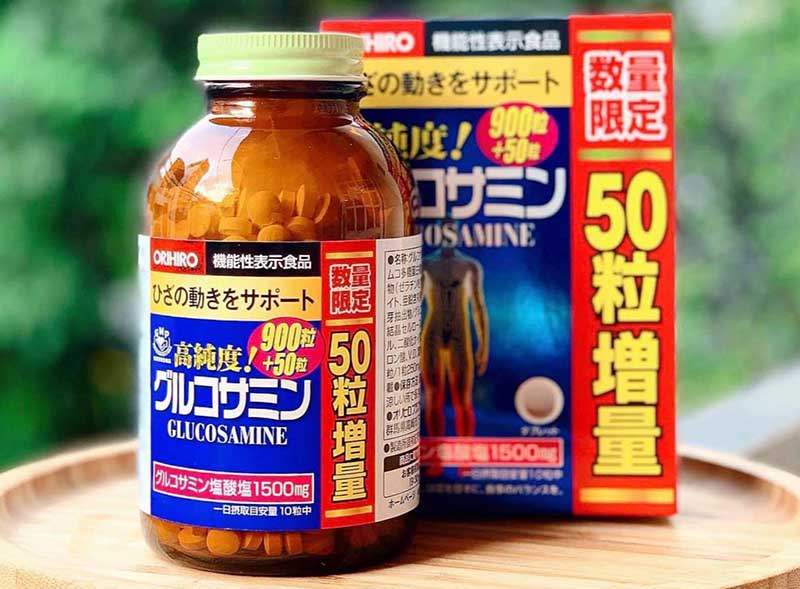 Tìm hiểu công dụng của thuốc bổ xương khớp Glucosamine Orihiro Nhật 1500mg