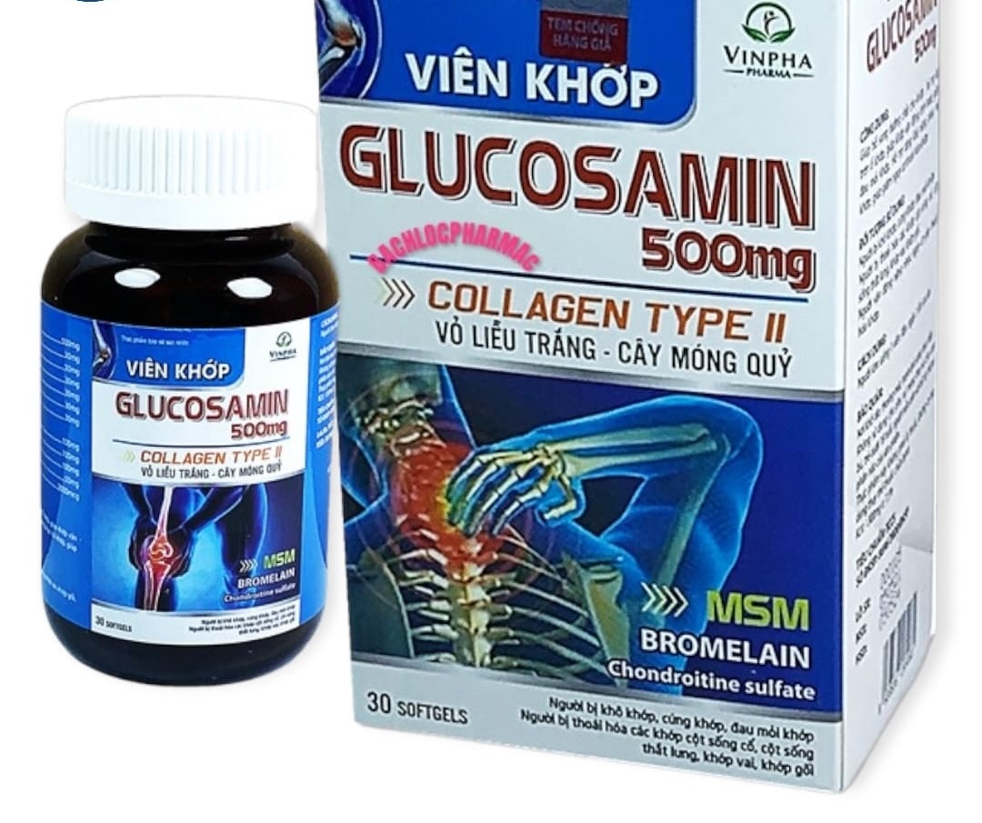 Viên khớp glucosamin 500mg