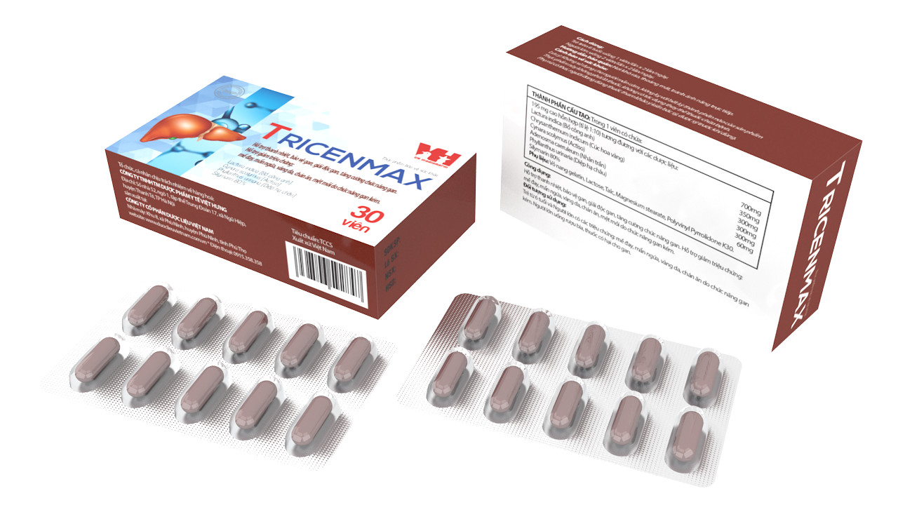 Thực phẩm chức năng giải độc gan Tricenmax