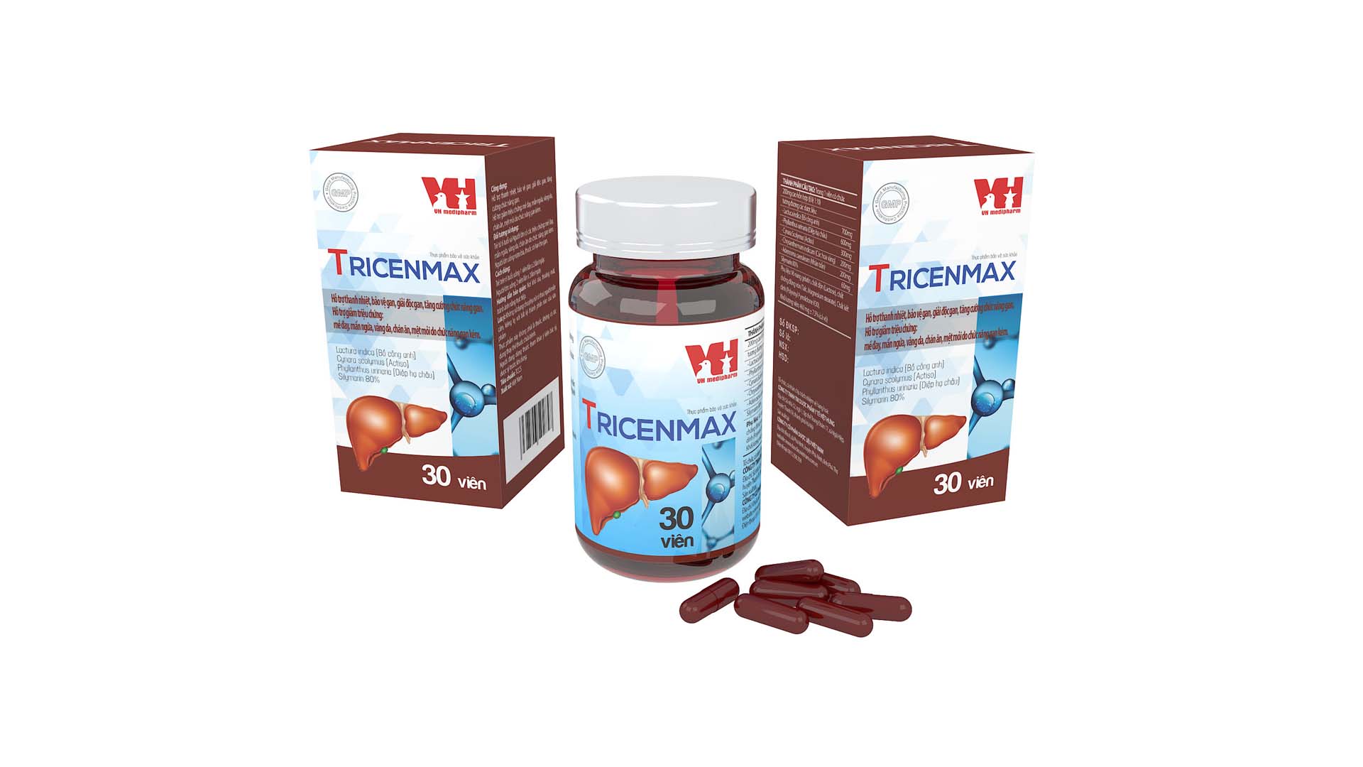 Thực phẩm chức năng giải độc gan Tricenmax