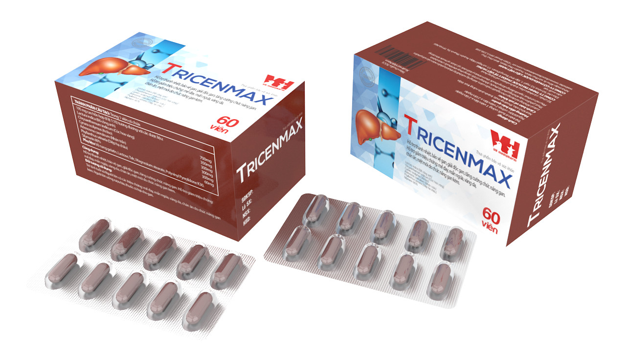 Thực phẩm chức năng giải độc gan Tricenmax