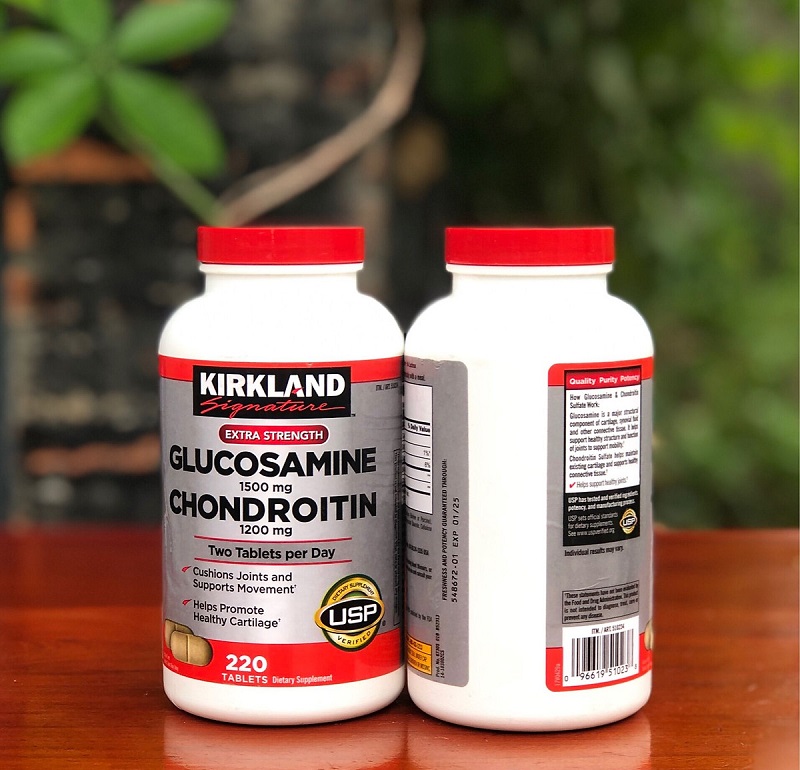 Thuốc bổ khớp glucosamine kirkland 220 viên