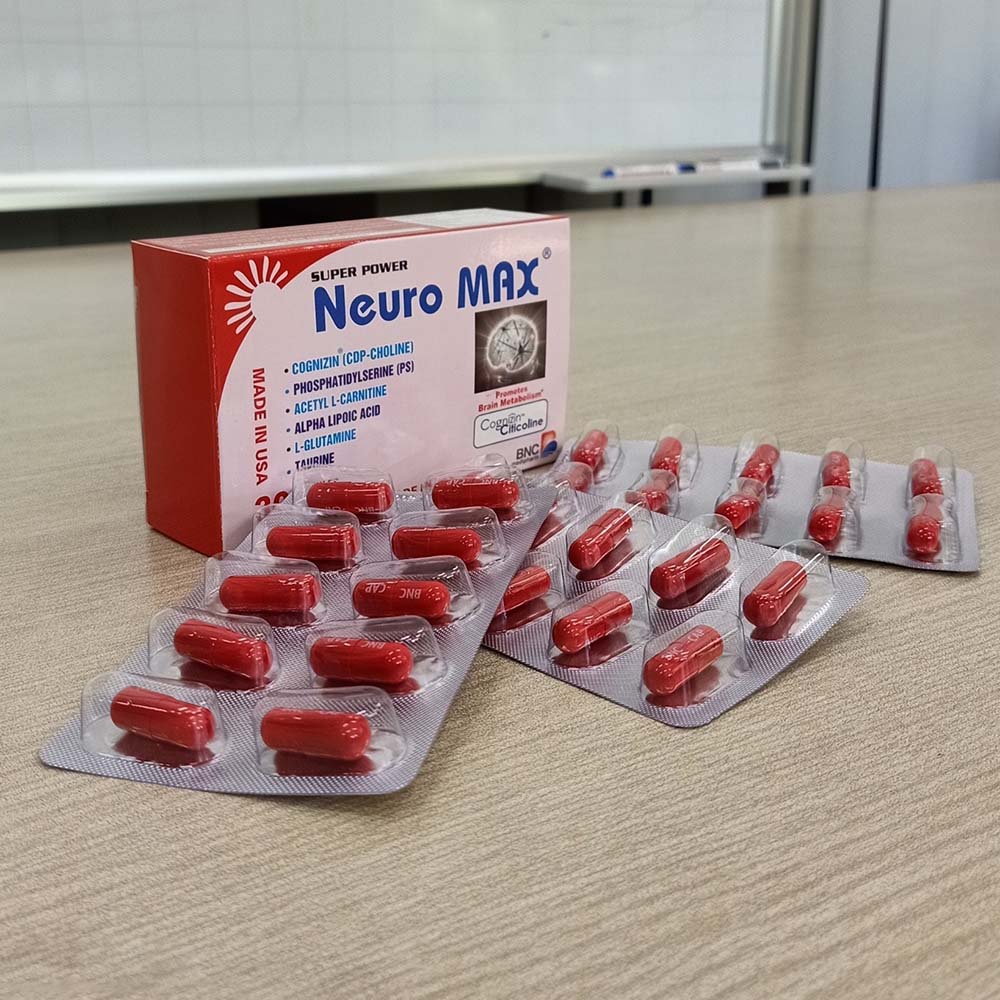Bổ não Super Power Neuro Max giảm suy nhược thần kinh, mất ngủ lo âu