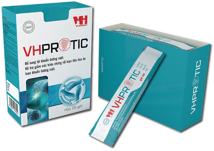 Vhprotic - Hỗ trợ bổ sung lợi khuẩn đường ruột, giảm các triệu chứng rối loạn tiêu hóa