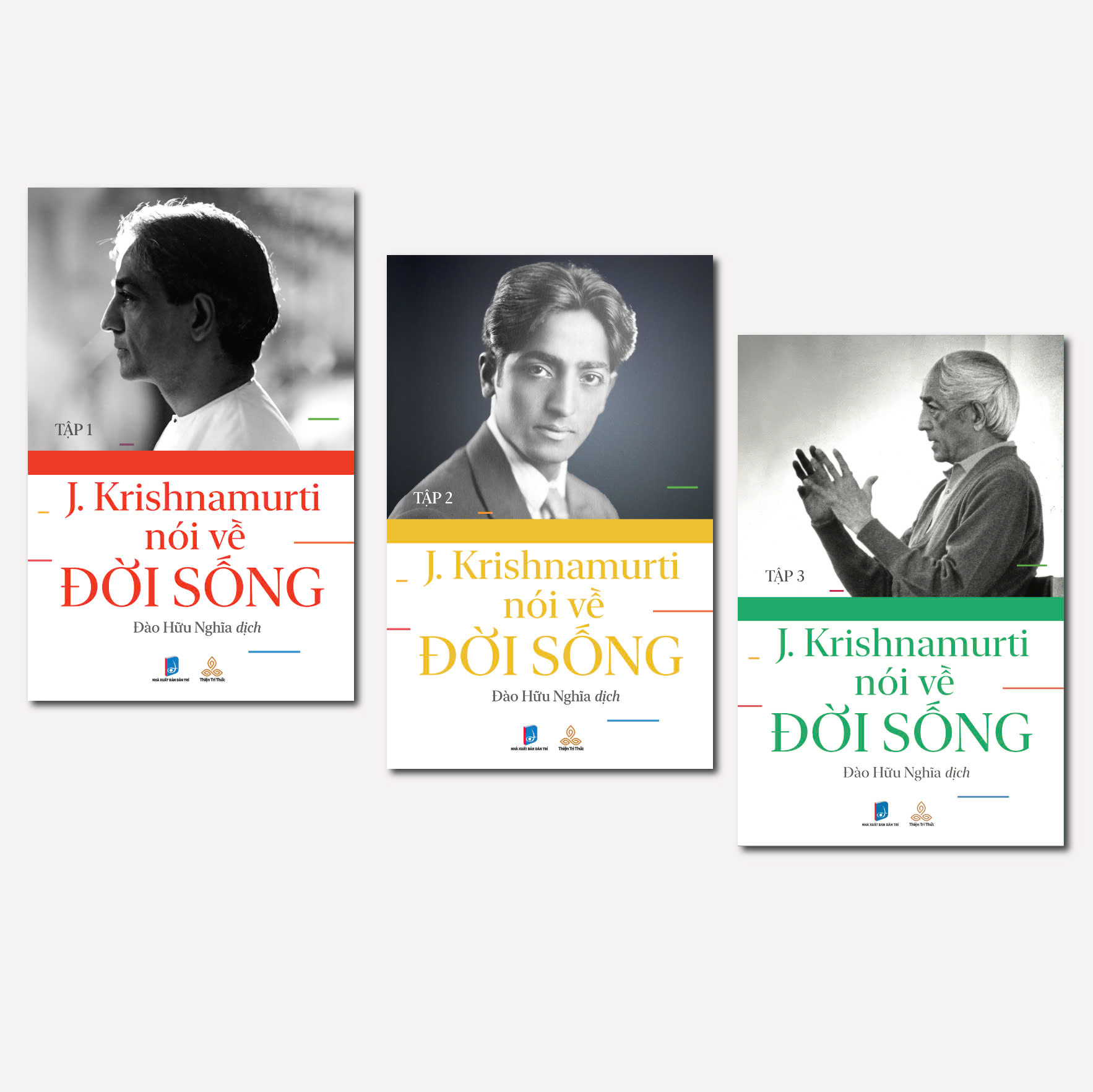 Combo 3 tập, Krishnamurti Nói Về Đời Sống T1, T2, T3