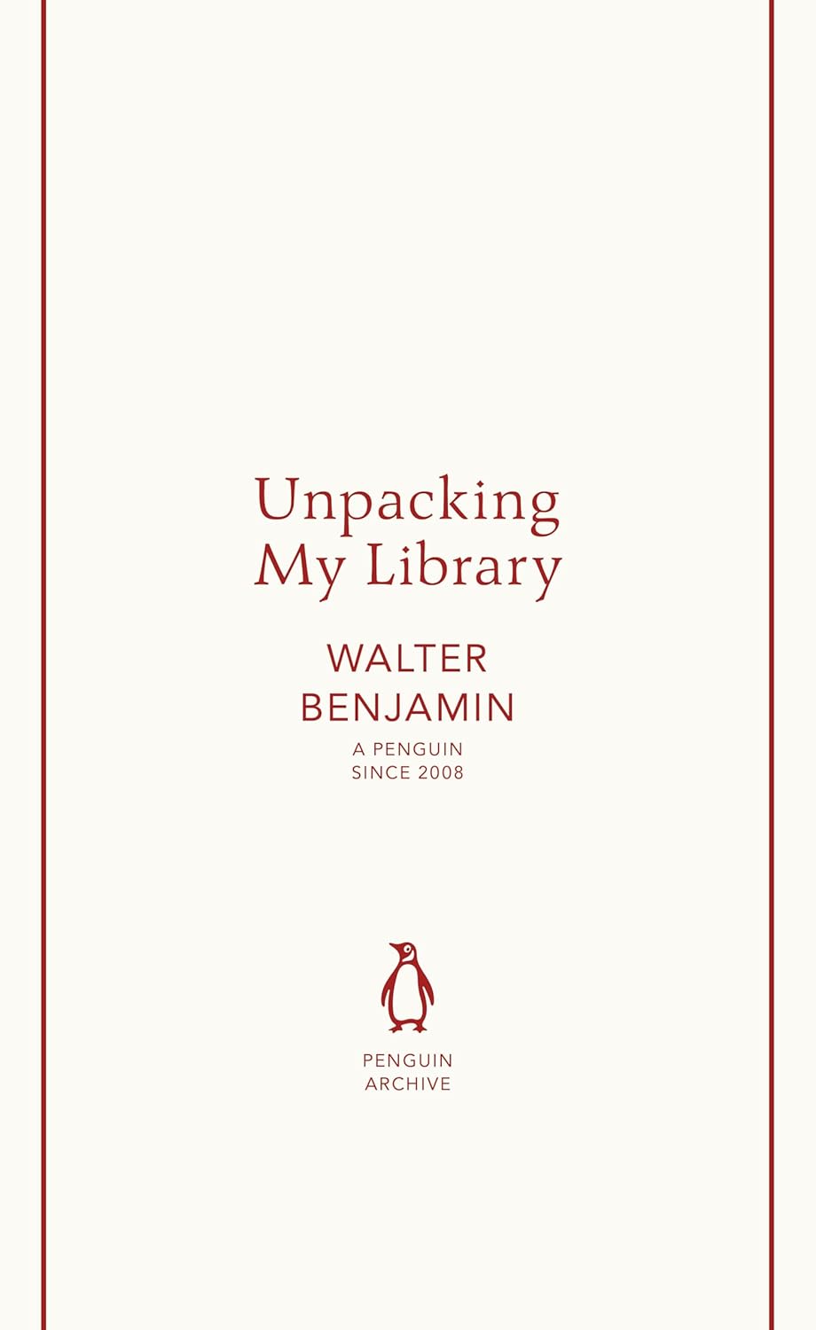 Unpacking My Library