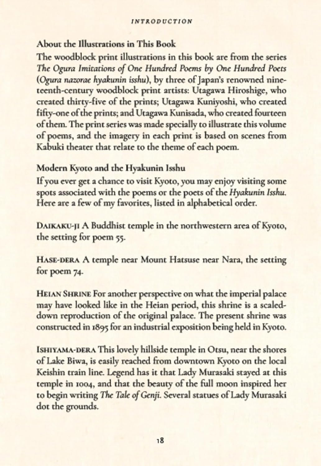 One Hundred Poems from Old Japan