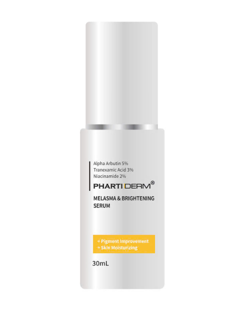 PHARTI DERM Melasma & Brightening Serum 30ml - Serum Điều Trị Thâm Nám, Làm Sáng Da
