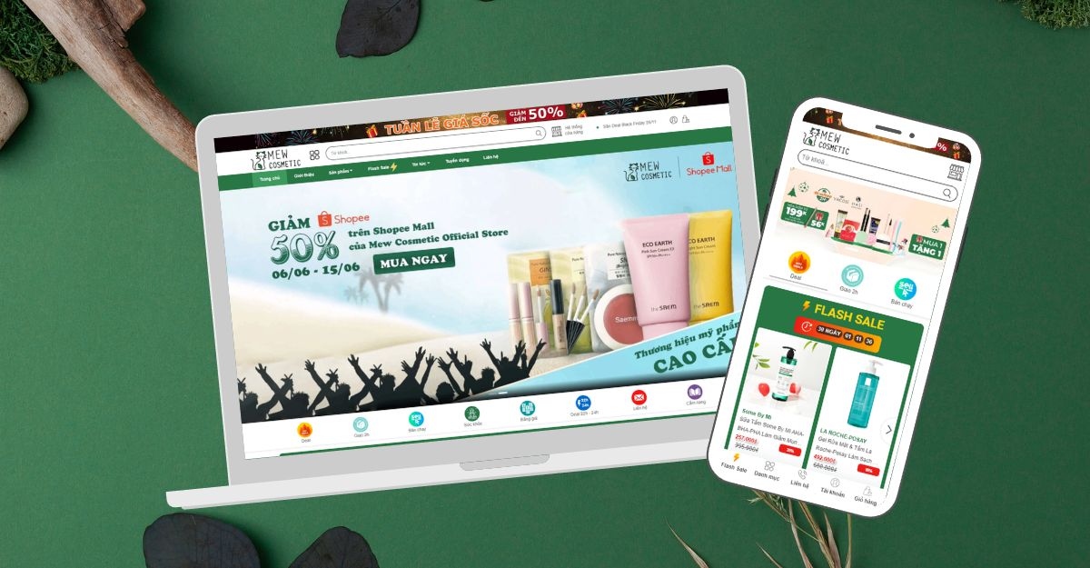 Hướng dẫn sử dụng Mew Cosmetics (Sapo Theme)