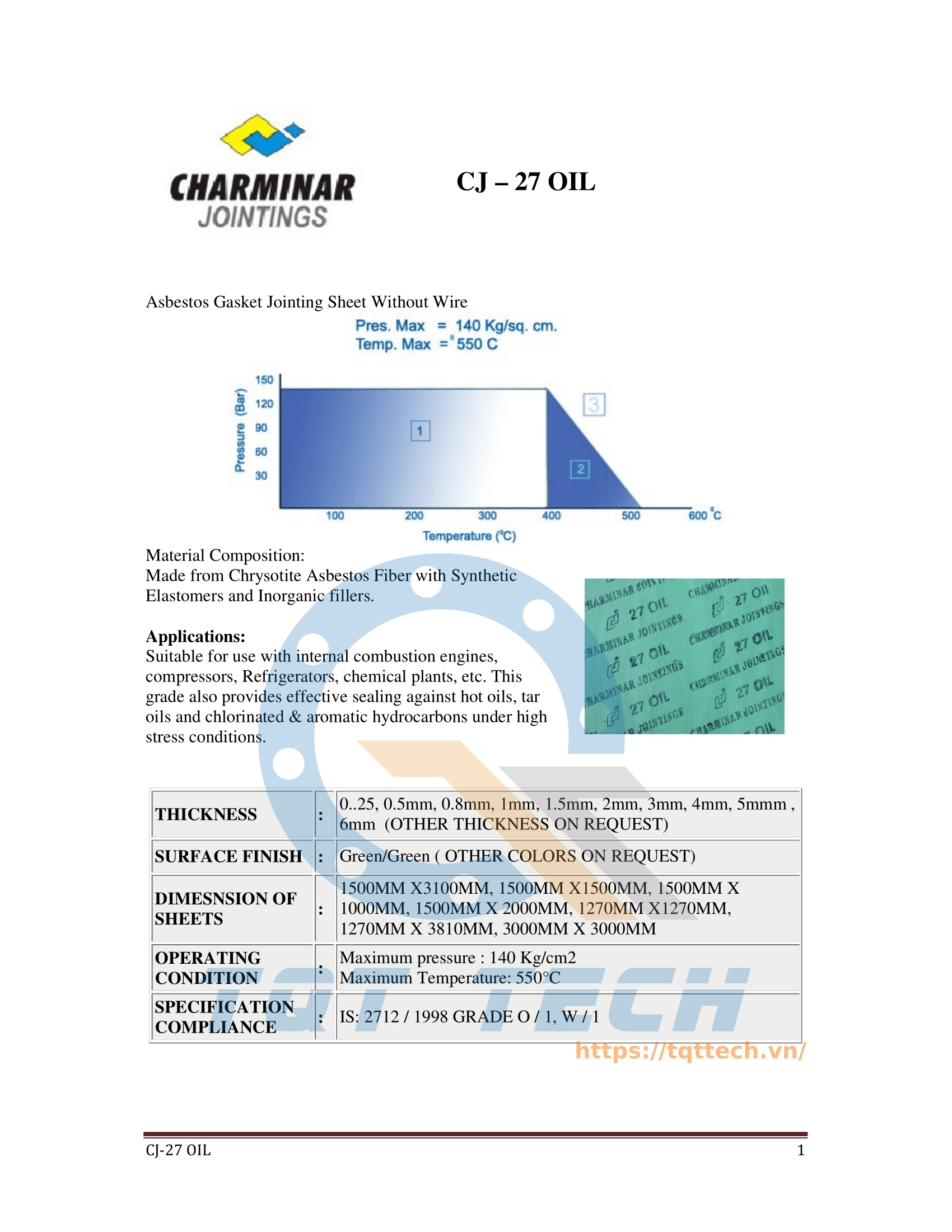 catalogue amiang cj27 oil
