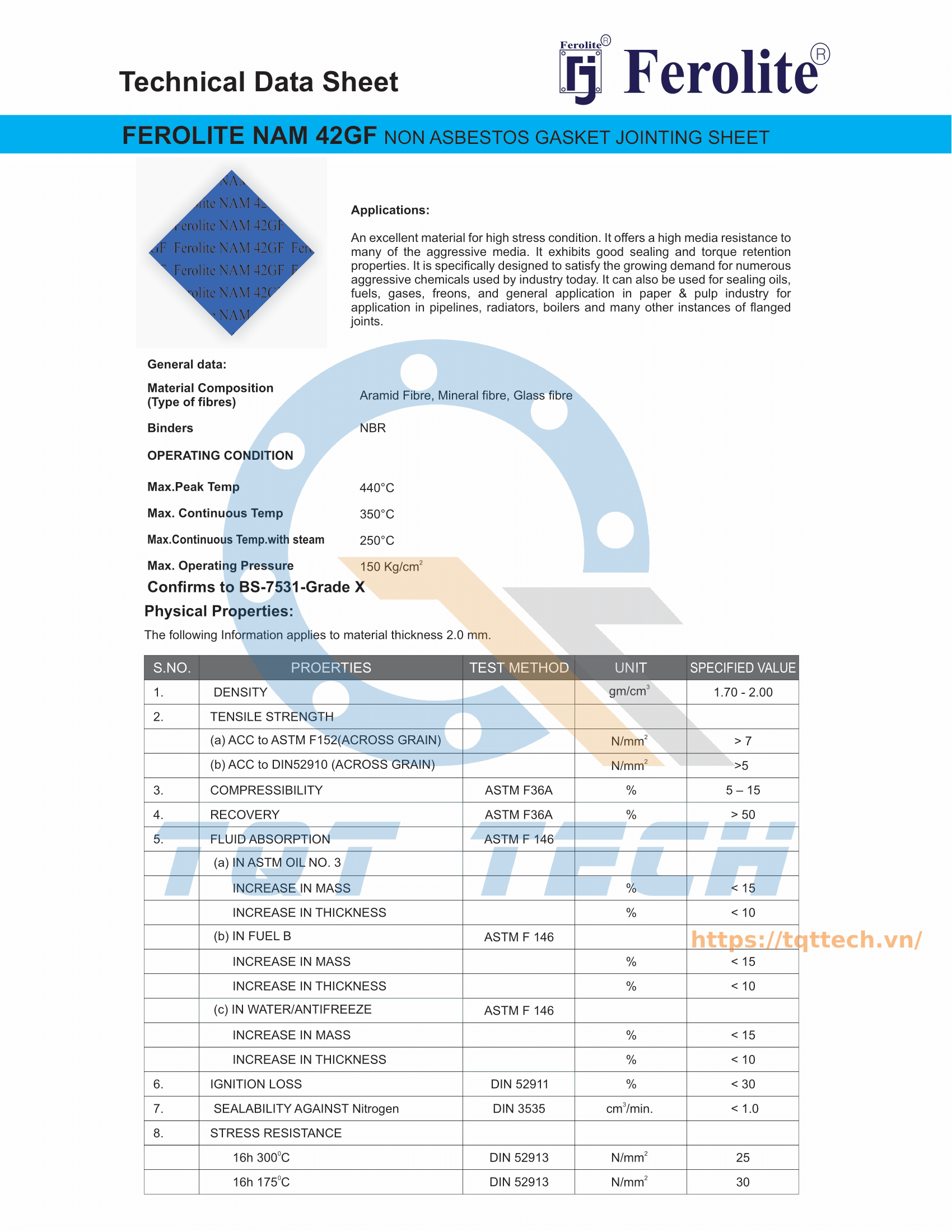 Catalogue NAM 42GF-1