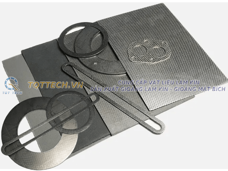 gioăng chì graphite gia cố lưới inox