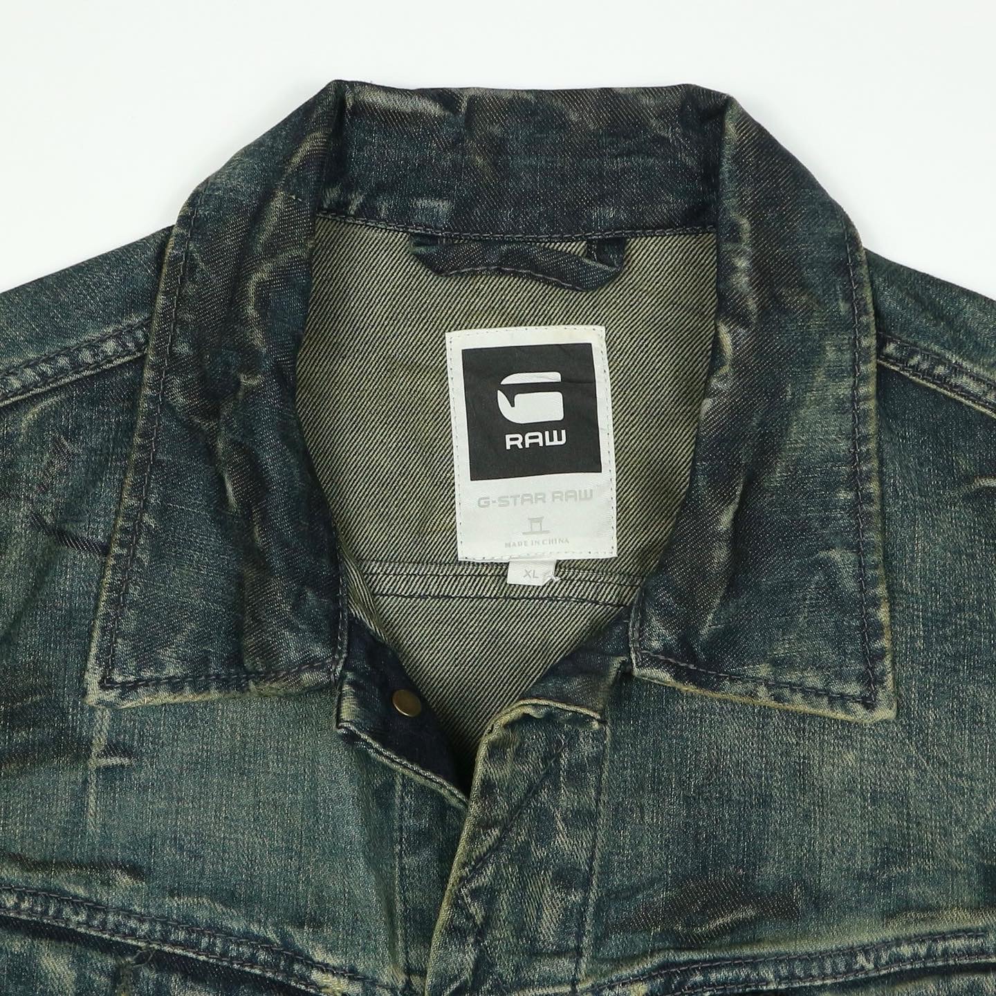 G-Star Raw Trucker Denim Jacket Size L