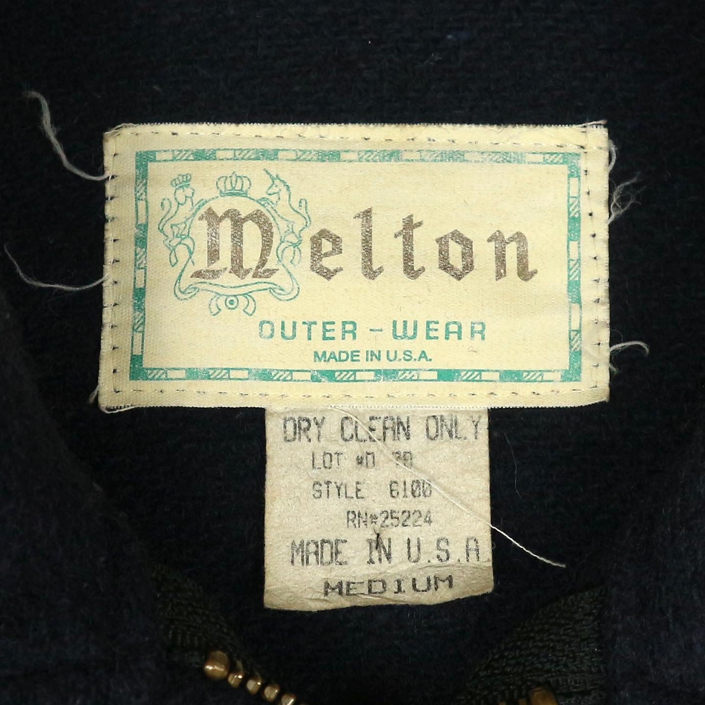 Melton USA Wool Jacket Size L
