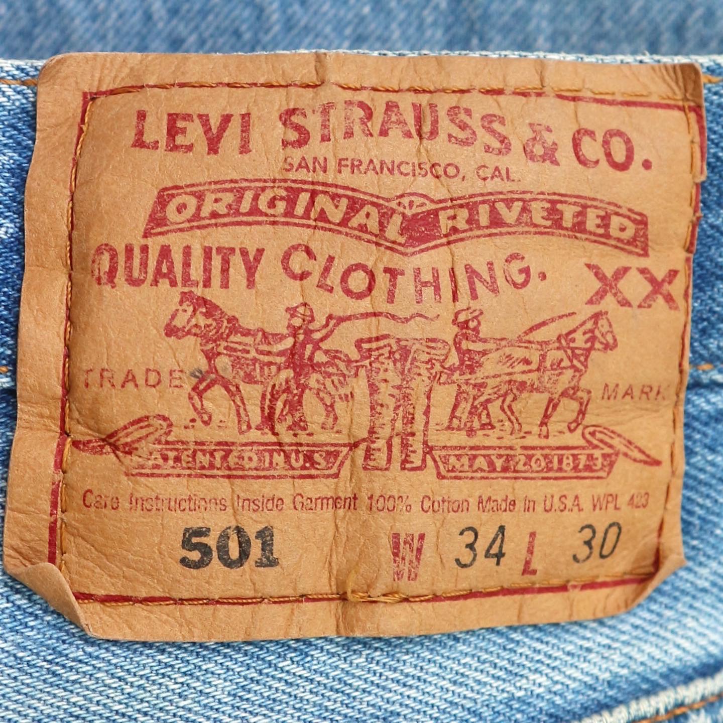 90s Levi's 501 USA Denim Jeans Size 32 denimister
