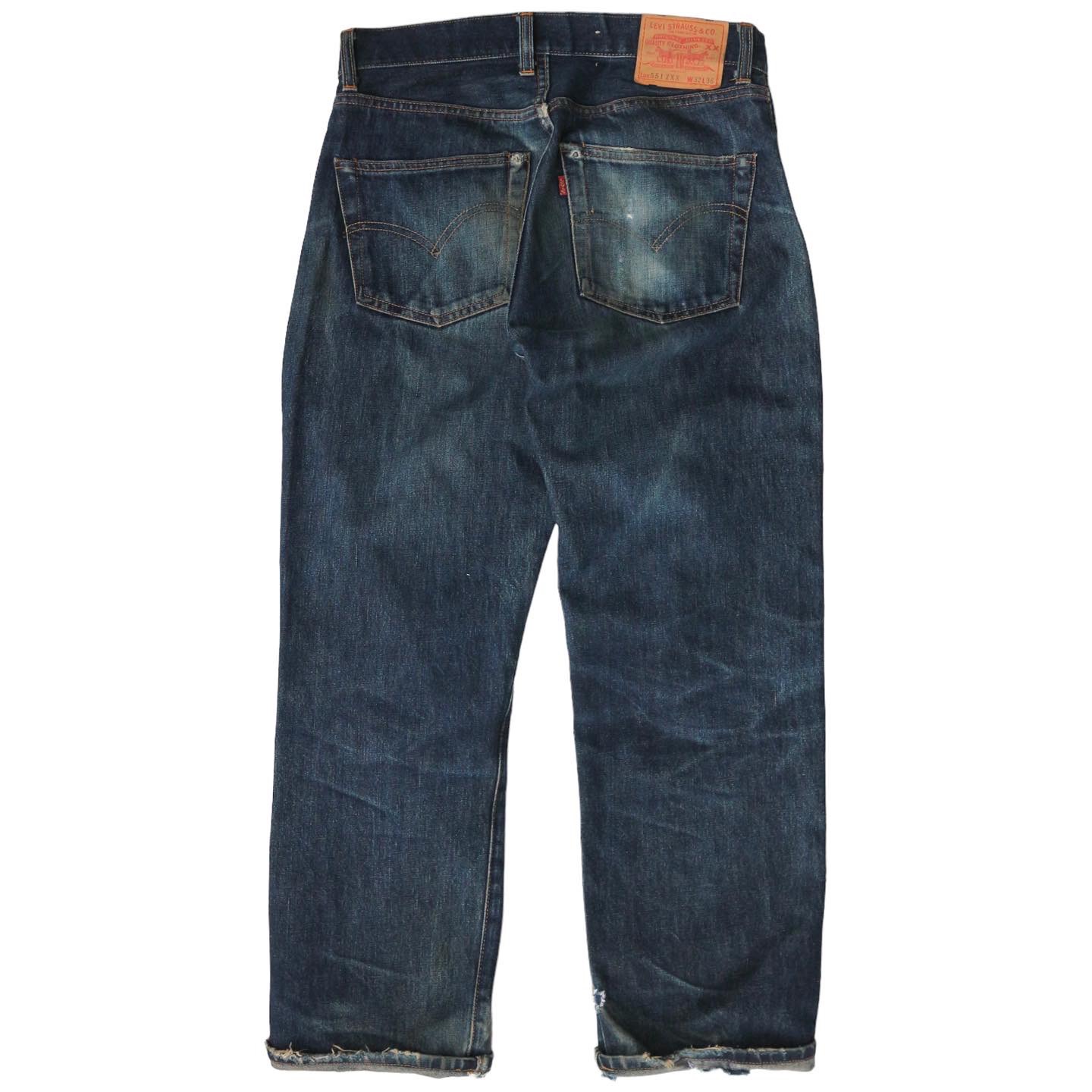 90s LEVI'S 551ZXX Selvedge Denim Jeans Size 31 denimister