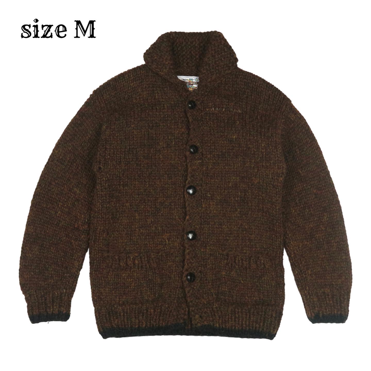 Kanata Heavy Wool Cowichan Sweater Size M