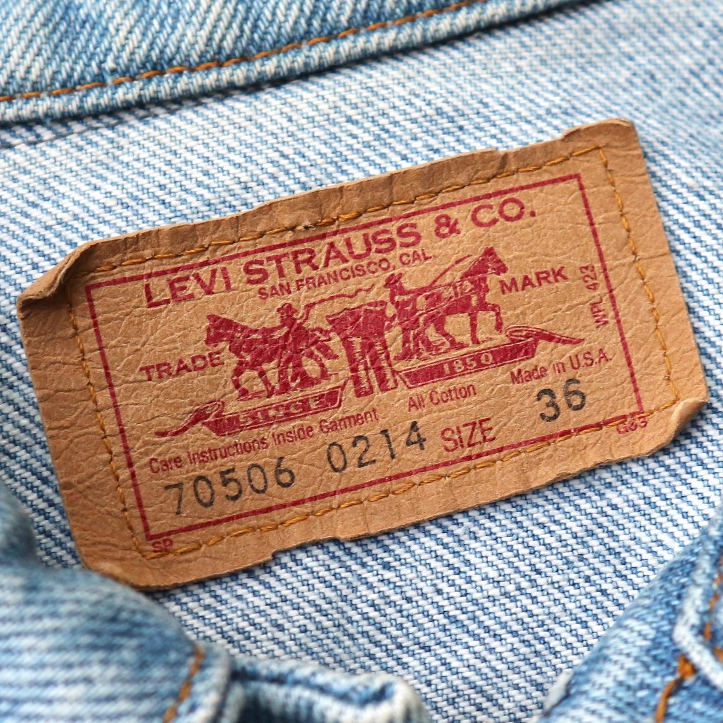 Vintage 80s Levi’s Trucker Denim Jacket Size S