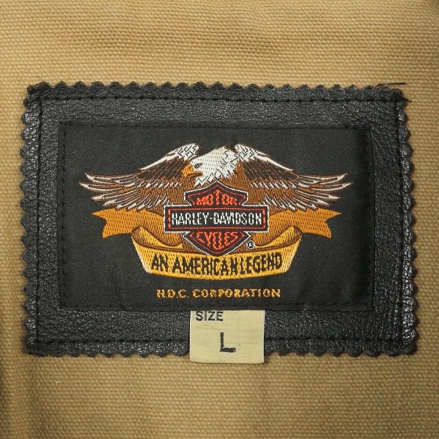 Harley Davidson Leather Jacket Size L
