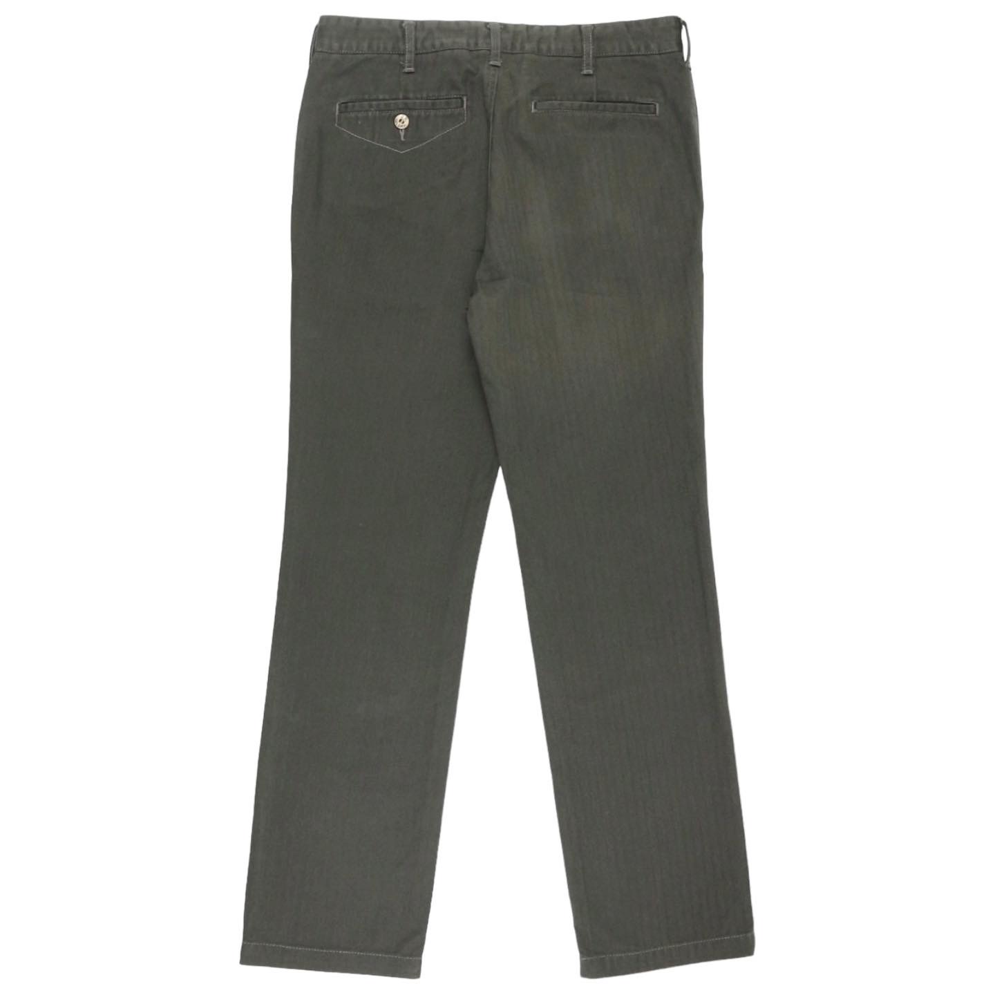 Or Glory Japan Herringbone Work Trousers Size 30