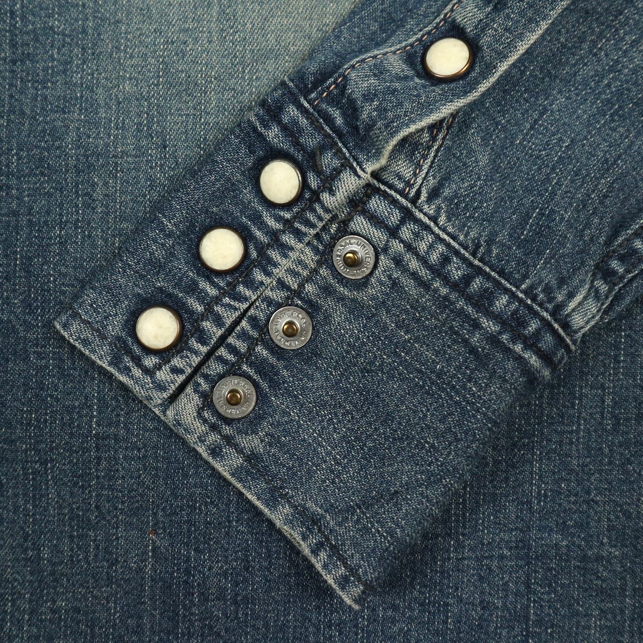 FOB Factory Denim Western Shirt Size M