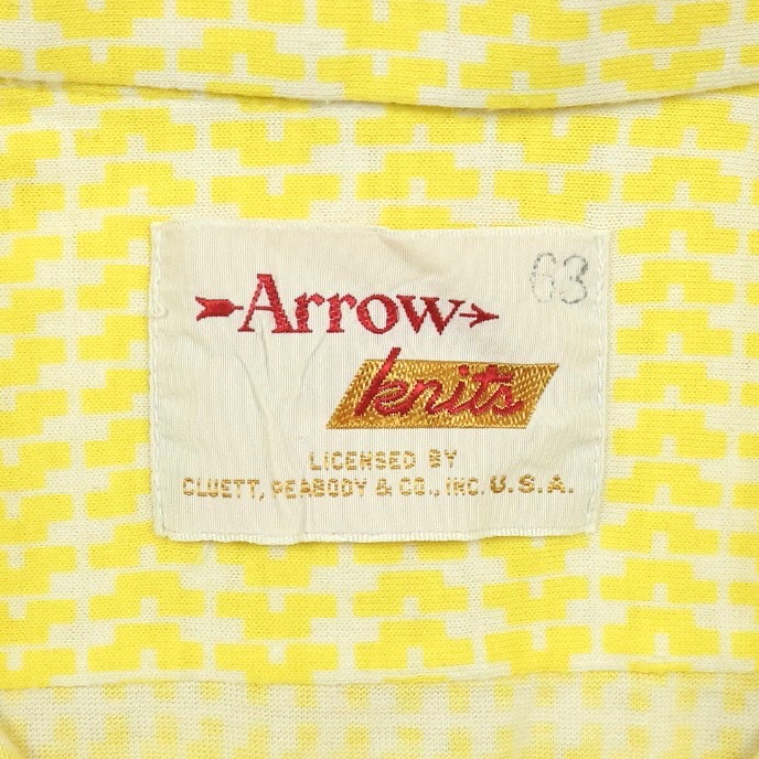 Vintage 80s Arrow Sport Shirt Size M