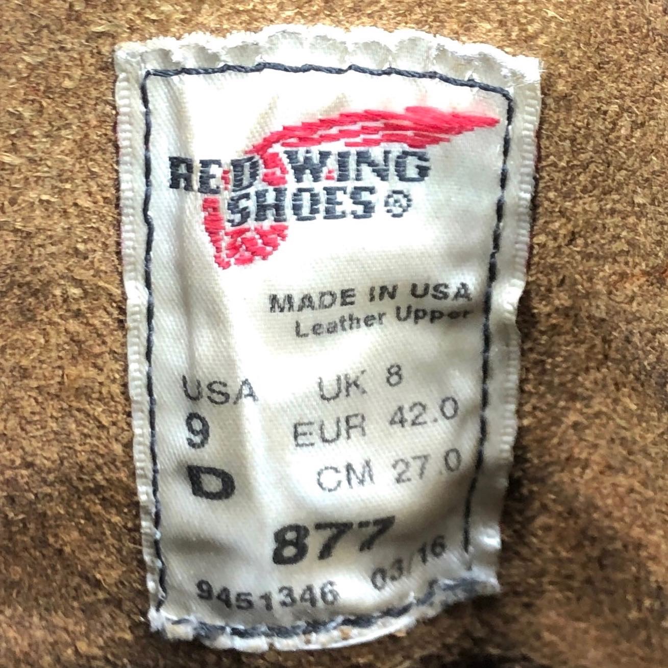 Red Wing Moc-toe Boots Size 9E