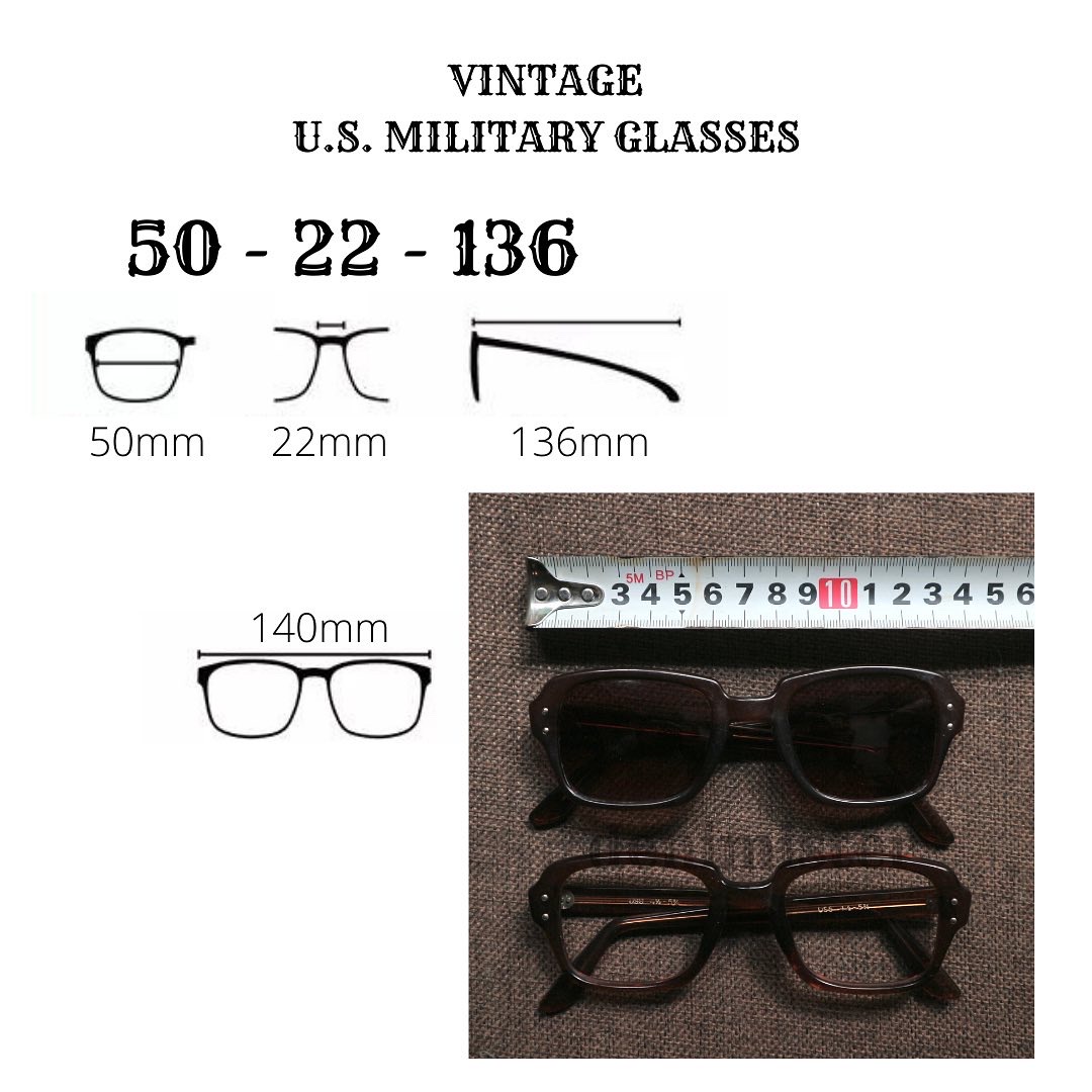 Kính Mát Vintage 80s U.S. Military Sunglasses