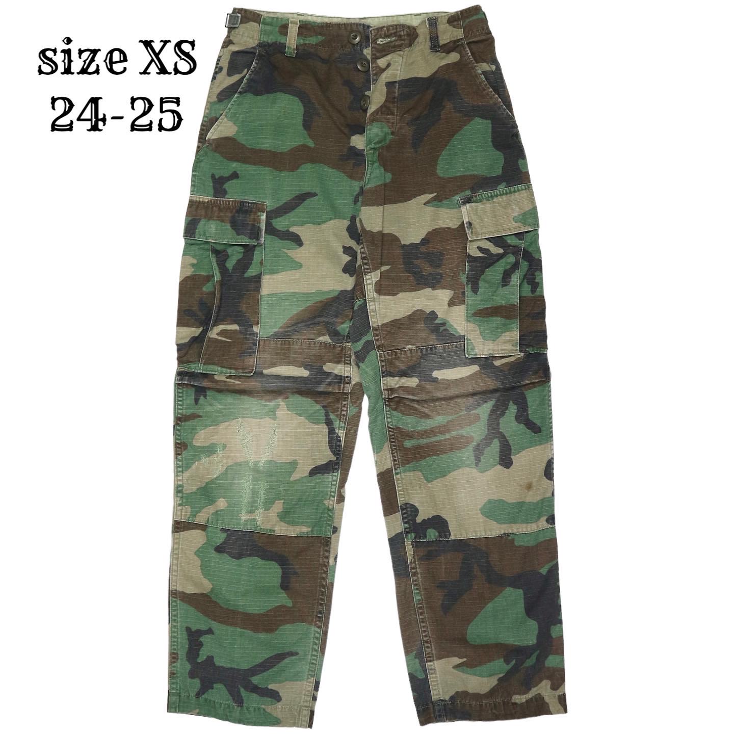 U.S. Army Woodland Camo Combat Trousers Size XS