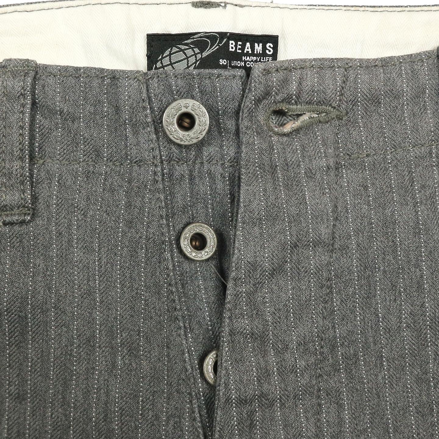 Beams Japan Herringbone Pants Size 32