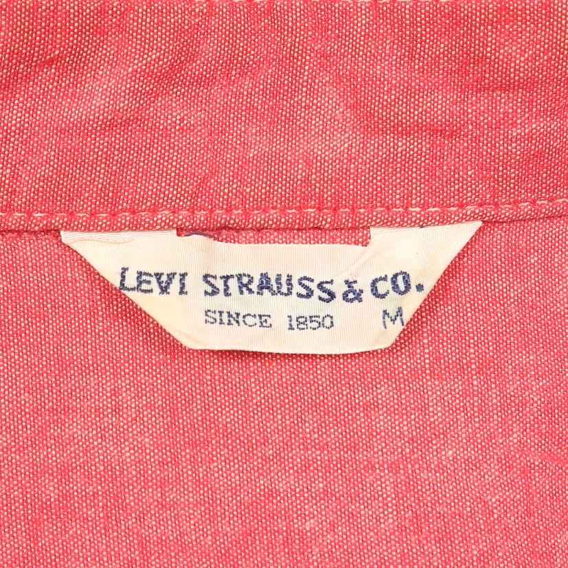 Vintage 80s Levi’s Chambray Work Shirt Size M