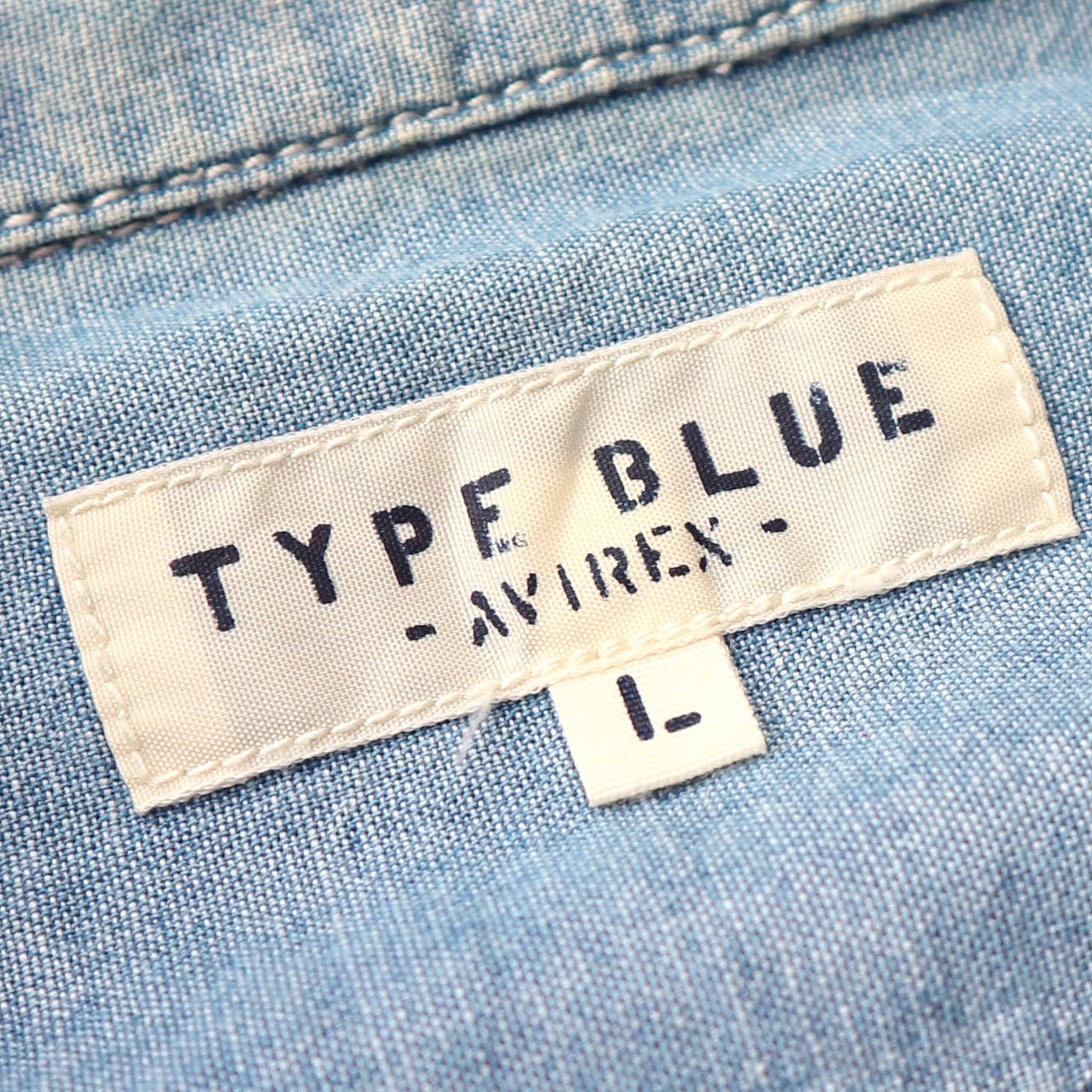 Avirex Chambray Work Shirt Size M