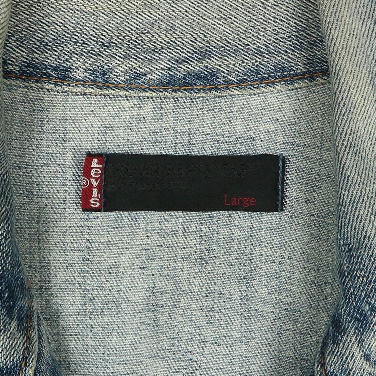 Levi’s Distress Trucker Denim Jacket Size M