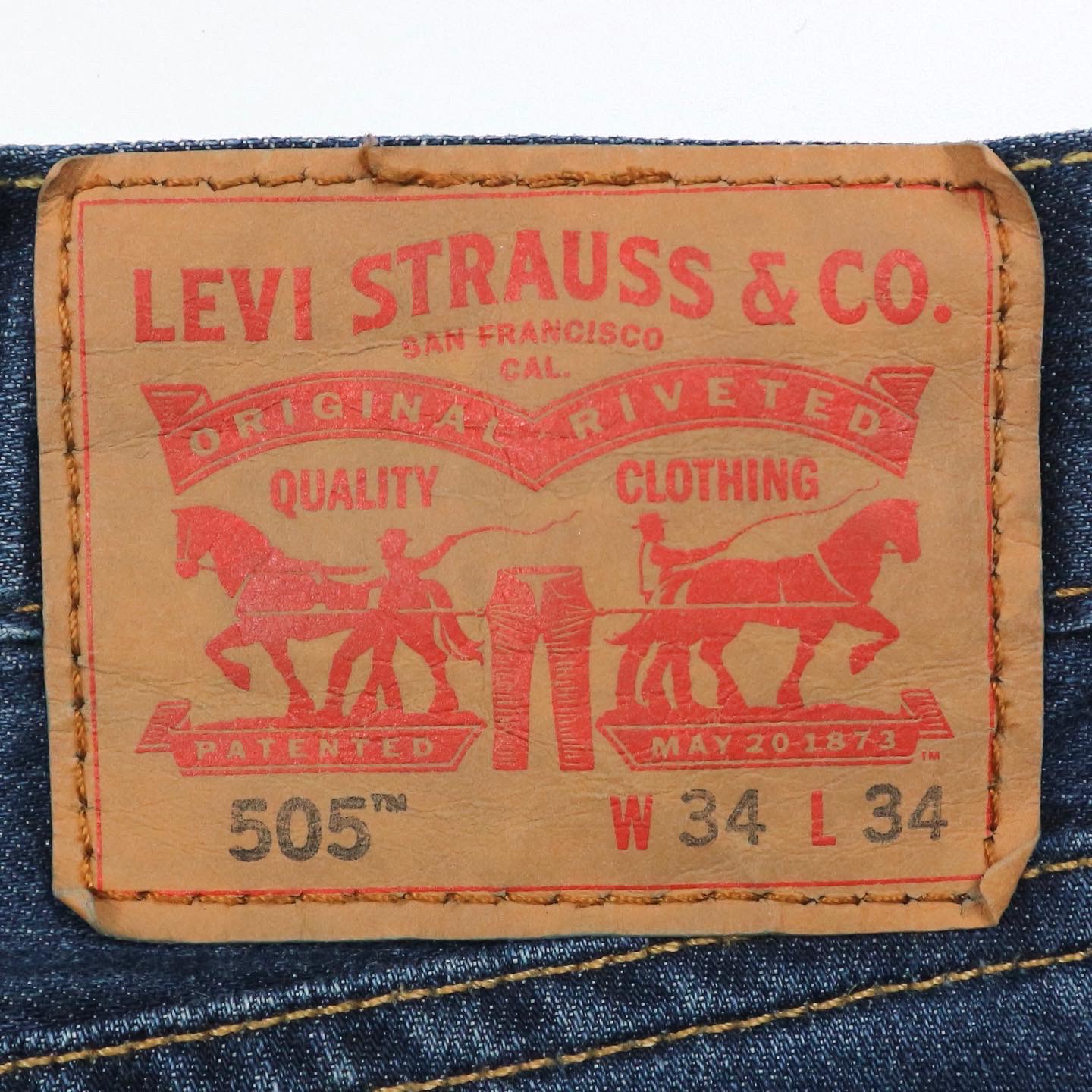 Levi’s 505 Denim Jeans Size 34