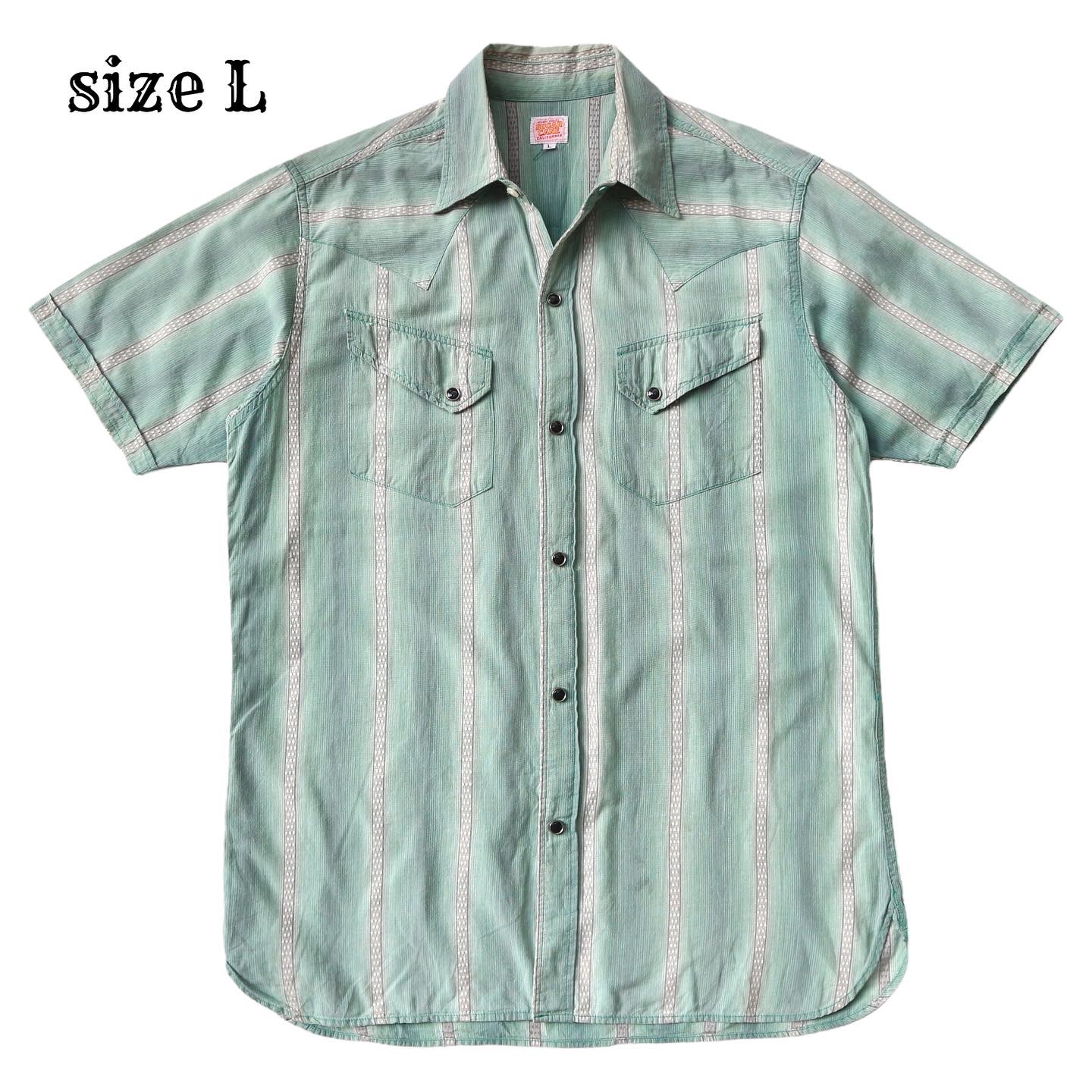 Sugar Cane Japan Made Western Shirt Size L