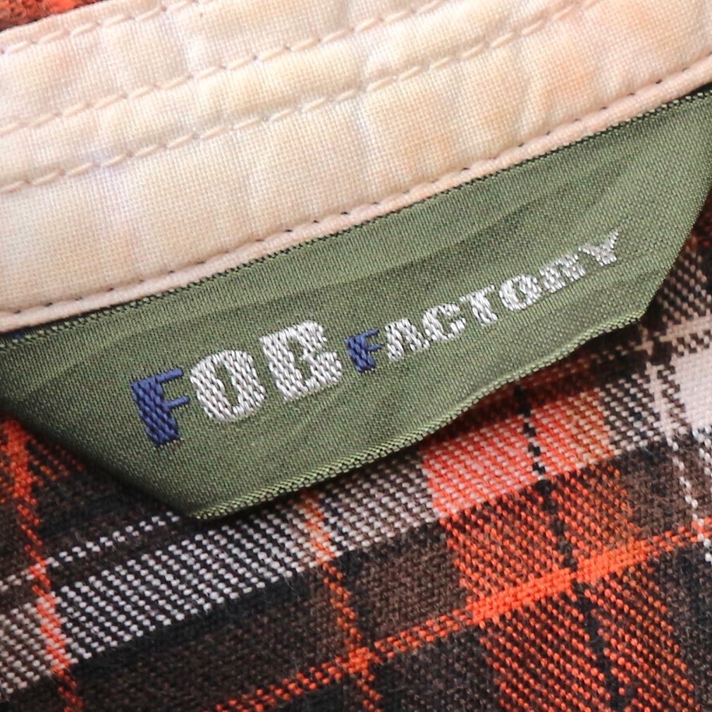 F.O.B Factory Flannel Work Shirt Size M