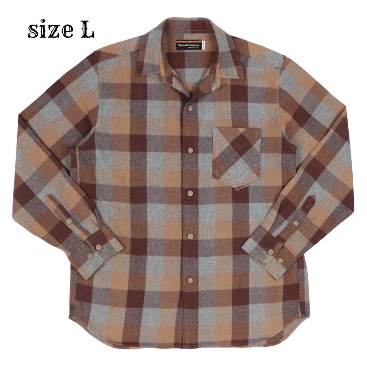 Town & Country Flannel Shirt Size L