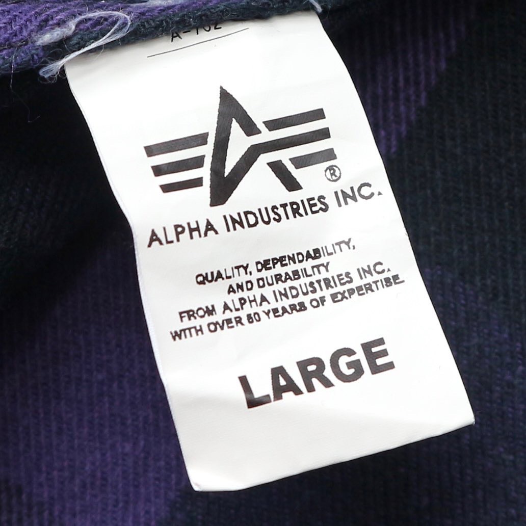 Alpha Industries Heavy Flannel Work Shirt Size M