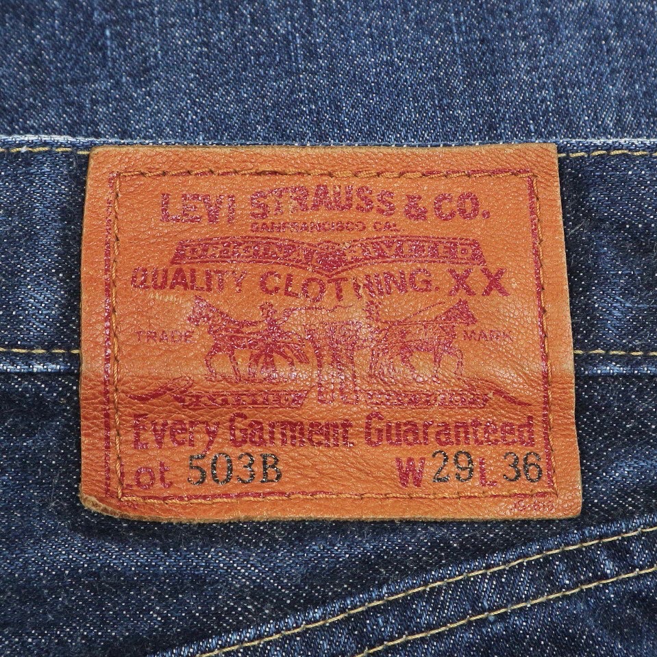 2000 Levi’s 503B Selvedge Denim Jeans Size 26