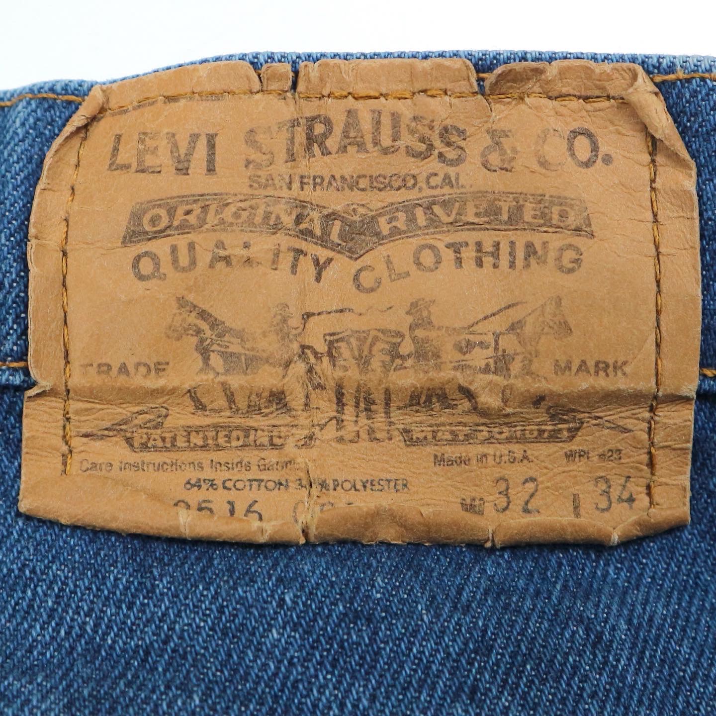 Vintage 80s Levi’s 516 USA Bootcut Jeans Size 31