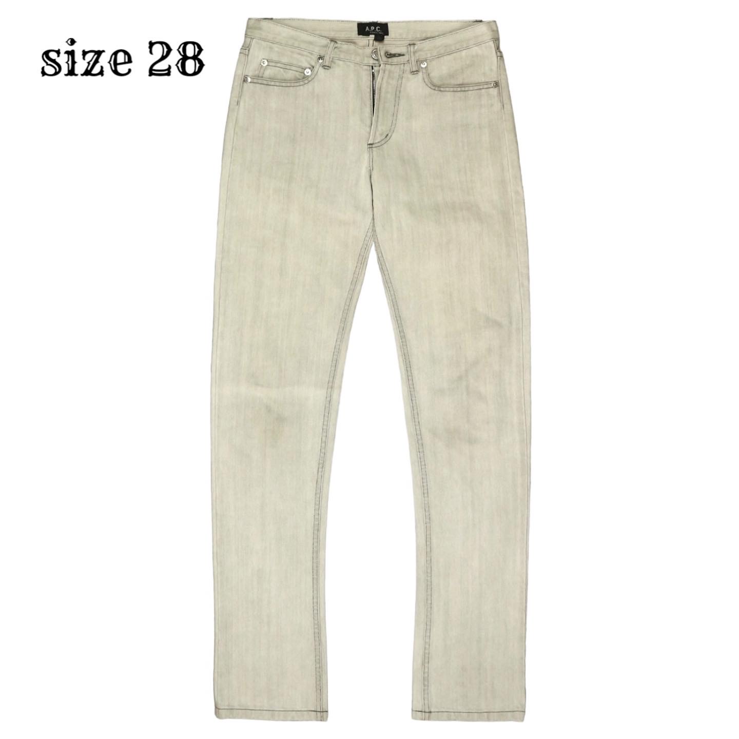 A.P.C. Cure Gray Denim Jeans Size 28