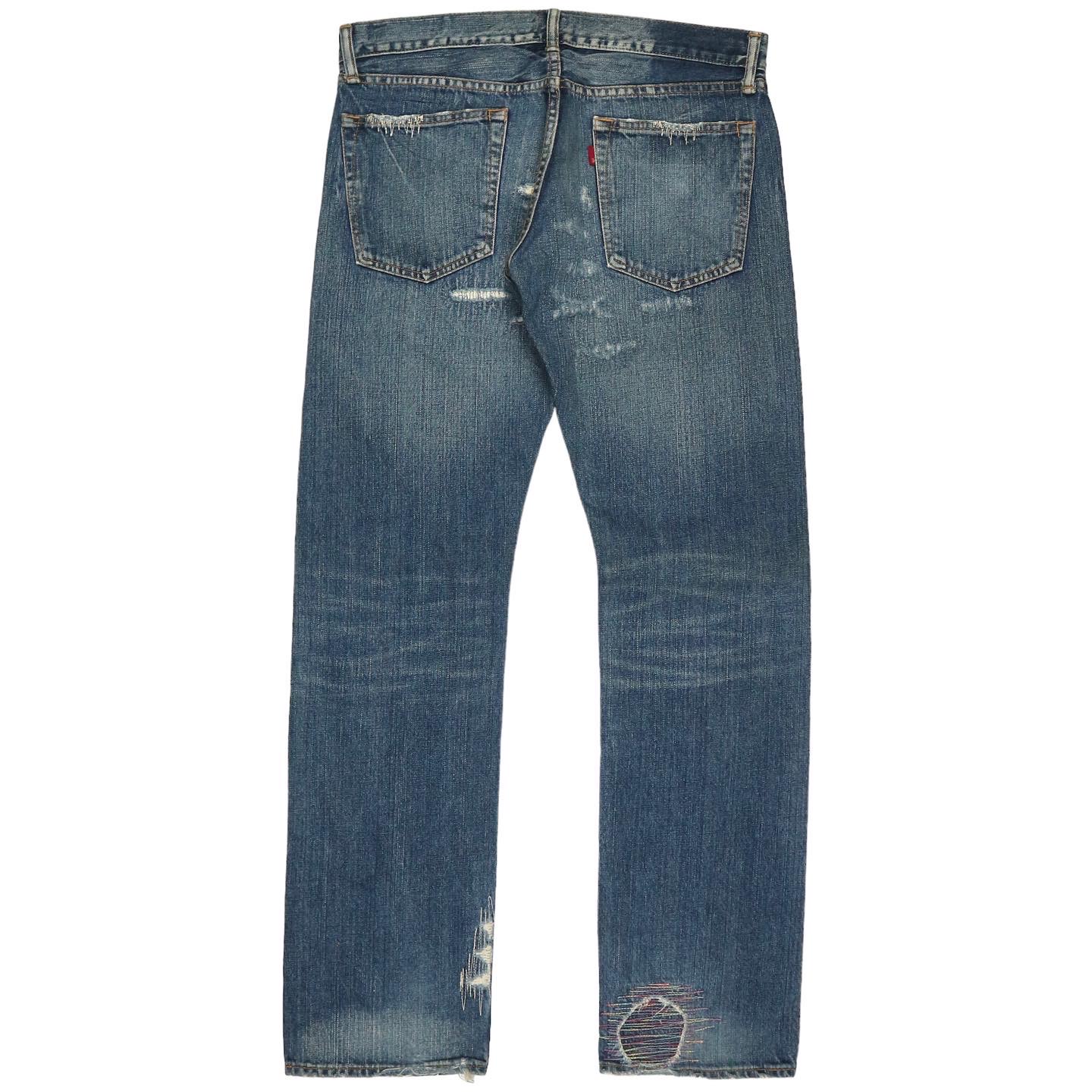 Eternal Japan Made Distress Denim Jeans Size 32