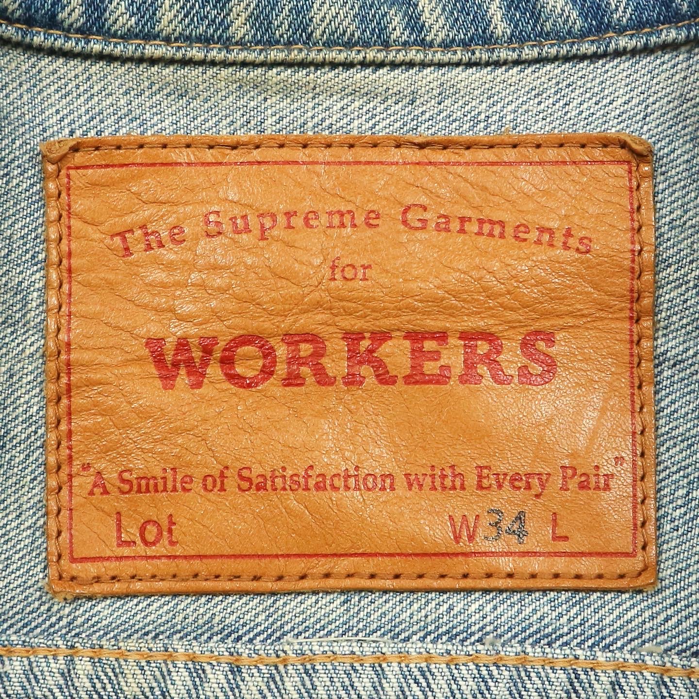 Workers Type I Denim Jacket Size XS