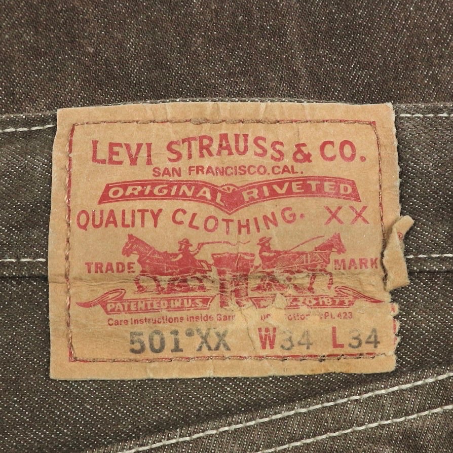 Levi's 501XX Denim Jeans Size 33